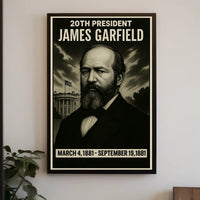 James Garfield 20Th President Poster