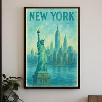New York City Skyline Poster