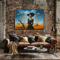 Surreal Desert Scene Elegance: Abstract or Artistic Poster