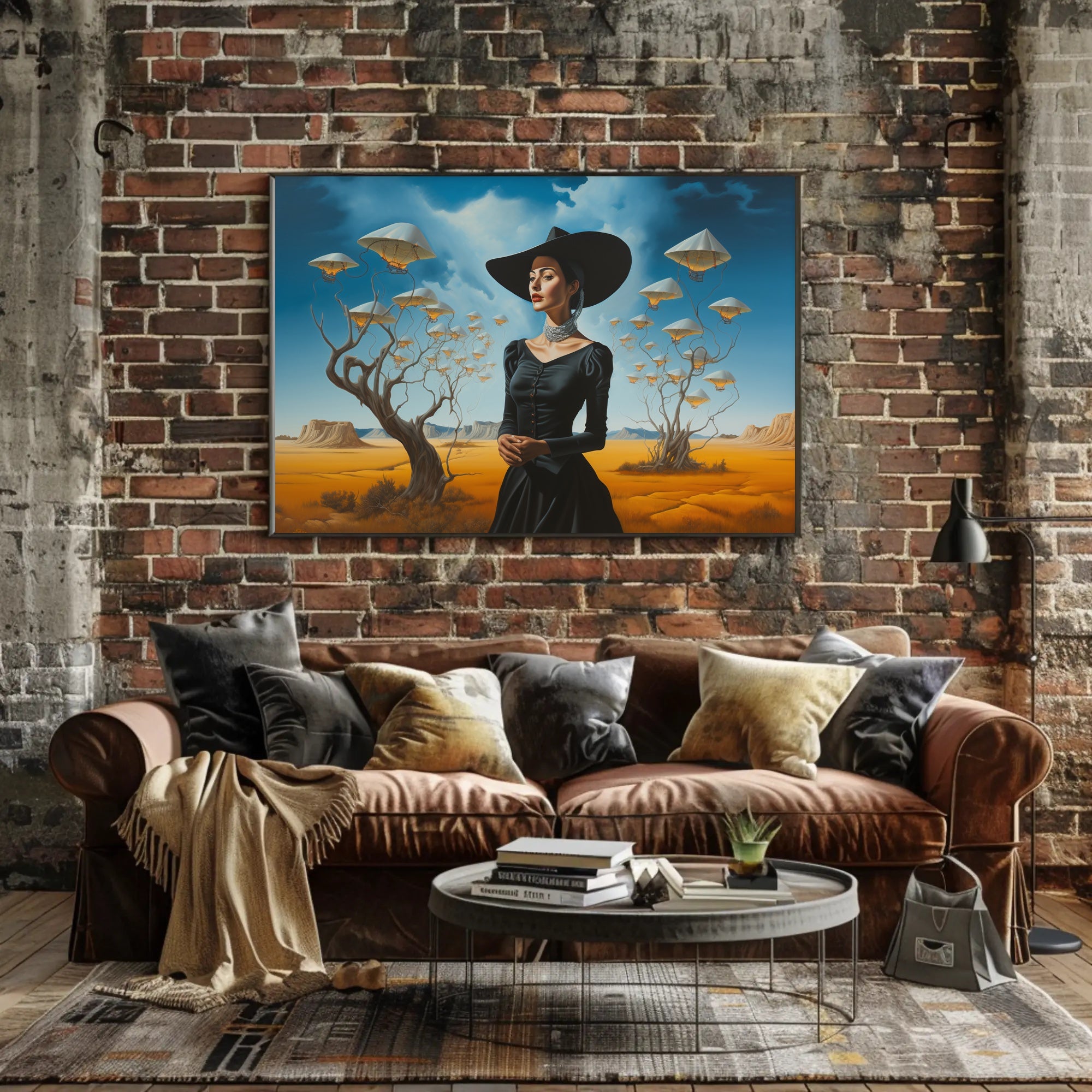 Surreal Desert Scene Elegance: Abstract or Artistic Poster