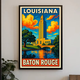 Louisiana State Capitol in Baton Rouge Poster