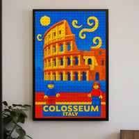 Colosseum LEGO Art Print Wall Decor PosterGoat
