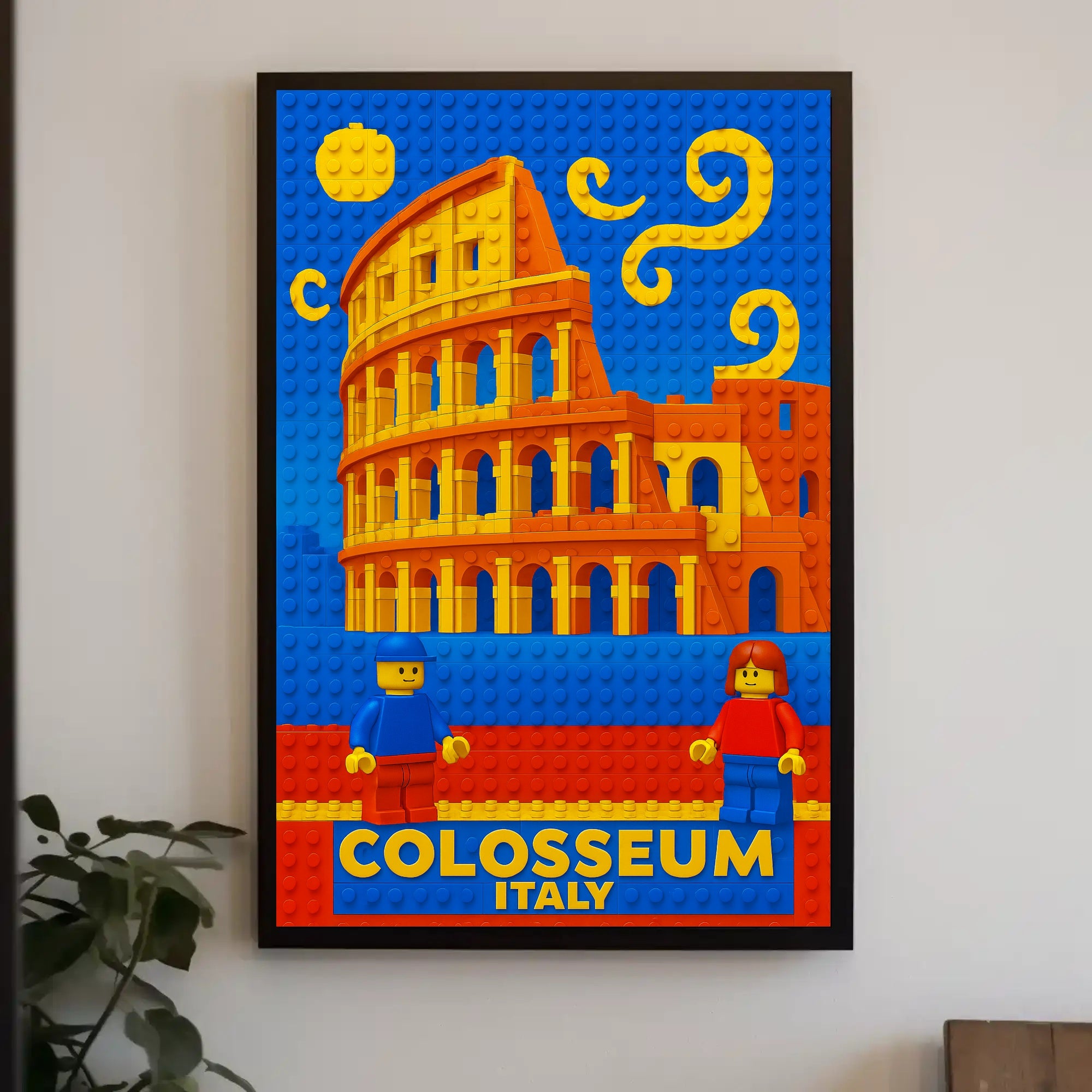 Colosseum LEGO Art Print Wall Decor PosterGoat