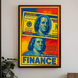 Finance and Currency Art Poster
