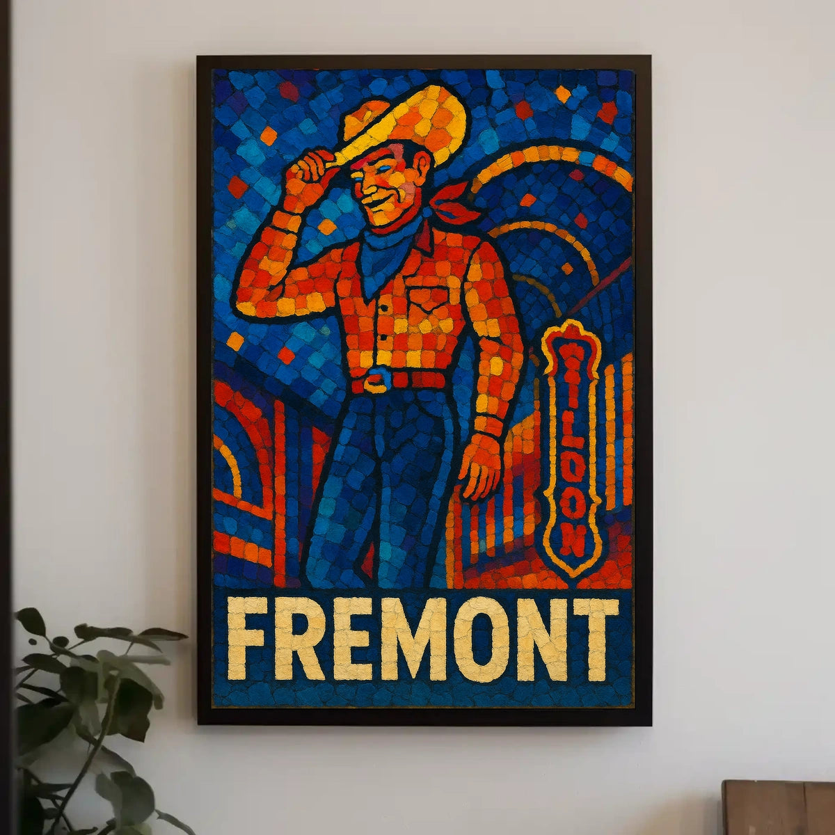 Fremont Cowboy Poster