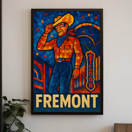 Fremont Cowboy Poster