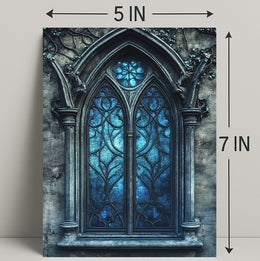 Gothic Window Elegance Poster