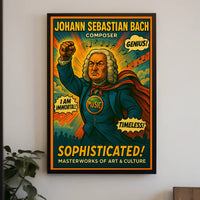 Johann Sebastian Bach – Composer Extraordinaire Poster PosterGoat