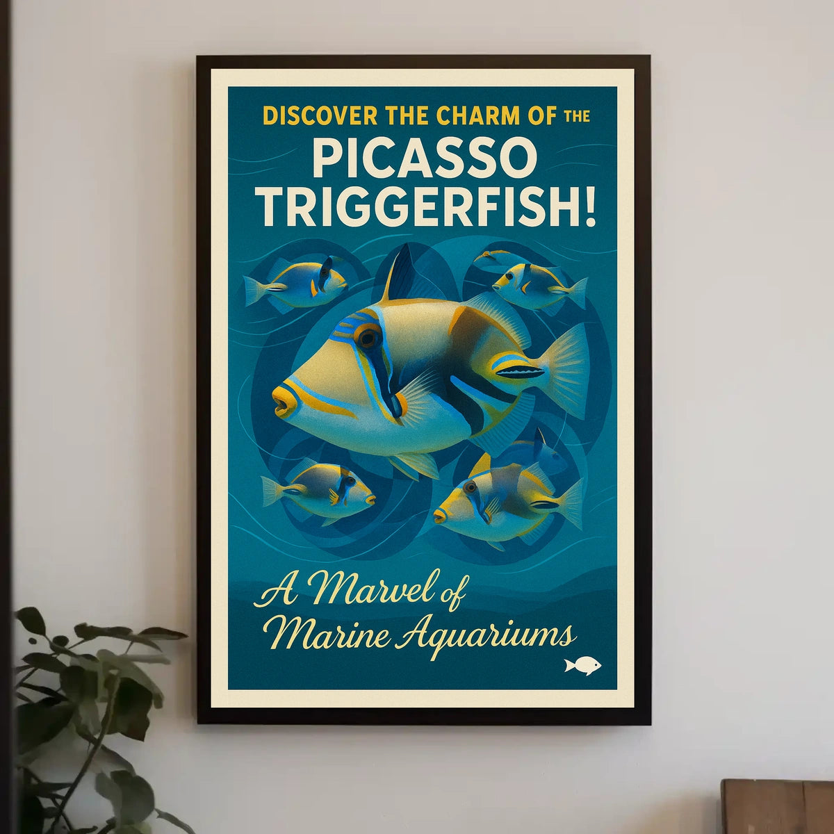 Discover the Charm of the Picasso Triggerfish Poster