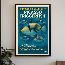Discover the Charm of the Picasso Triggerfish Poster