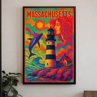 Massachusetts Dreamscape Poster