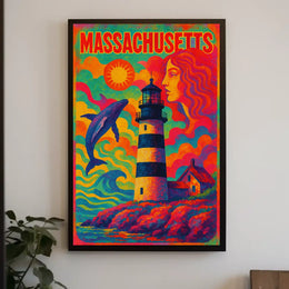 Massachusetts Dreamscape Poster