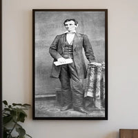 Abraham Lincoln and Son Willie Portrait Poster PosterGoat