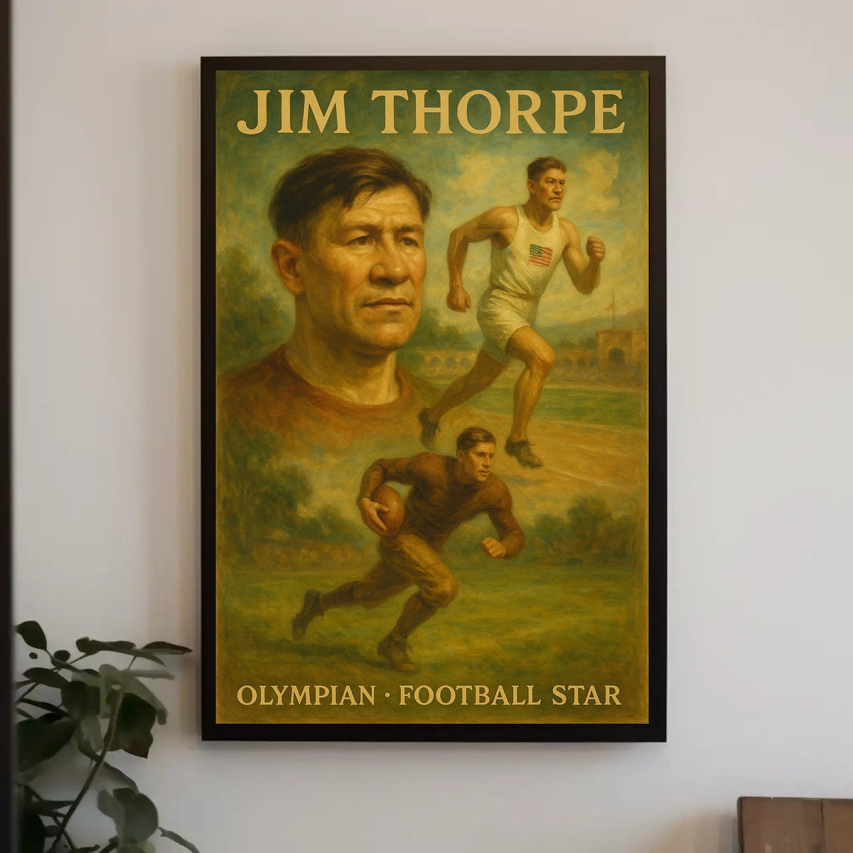 Celebrating a Legendary Athlete Poster