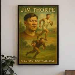 Celebrating a Legendary Athlete Poster