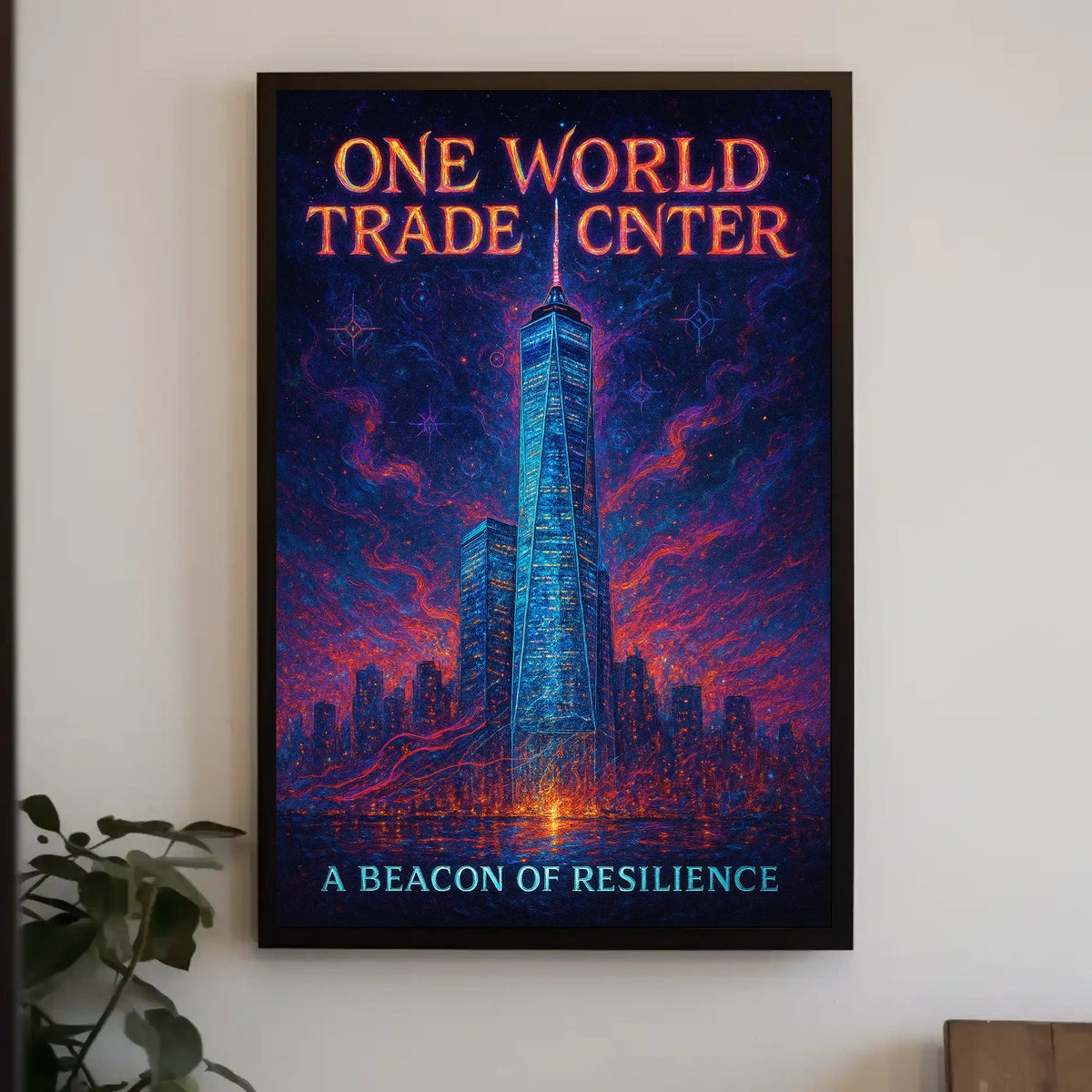 One World Trade Center A Beacon of Resilience Poster