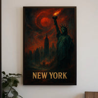 New York A Dystopian Vision Poster