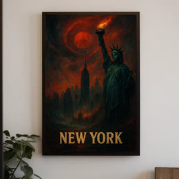 New York A Dystopian Vision Poster