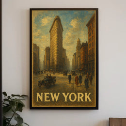 New York Cityscape Poster