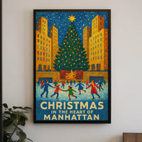 Christmas In Manhattan Poster