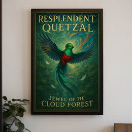 Resplendent Quetzal Jewel of the Cloud Forest Poster