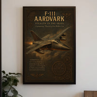 F-111 Aardvark Stealth In The Skies Poster