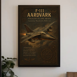 F-111 Aardvark Stealth In The Skies Poster