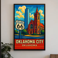 Oklahoma City Route 66 Poster