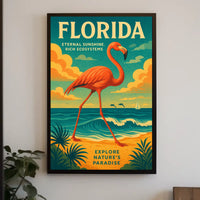 Florida Explore Natures Paradise Poster