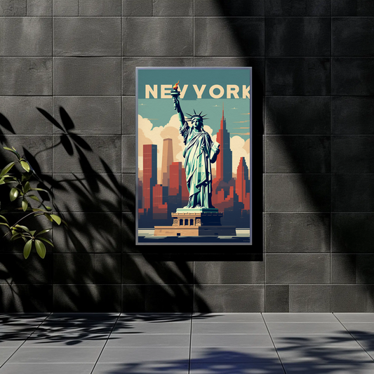 New York Vintage Poster