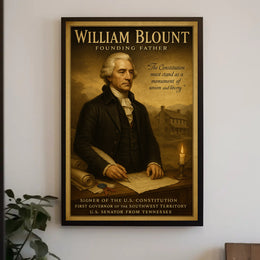 William Blount Vintage Historical or Presidential Poster PosterGoat