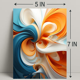 Abstract Swirl Of Colors Abstract Poster PosterGoat