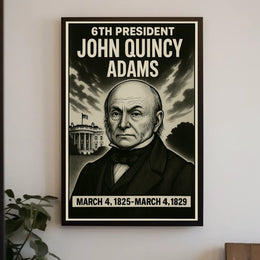 John Quincy Adams 6Th President Poster