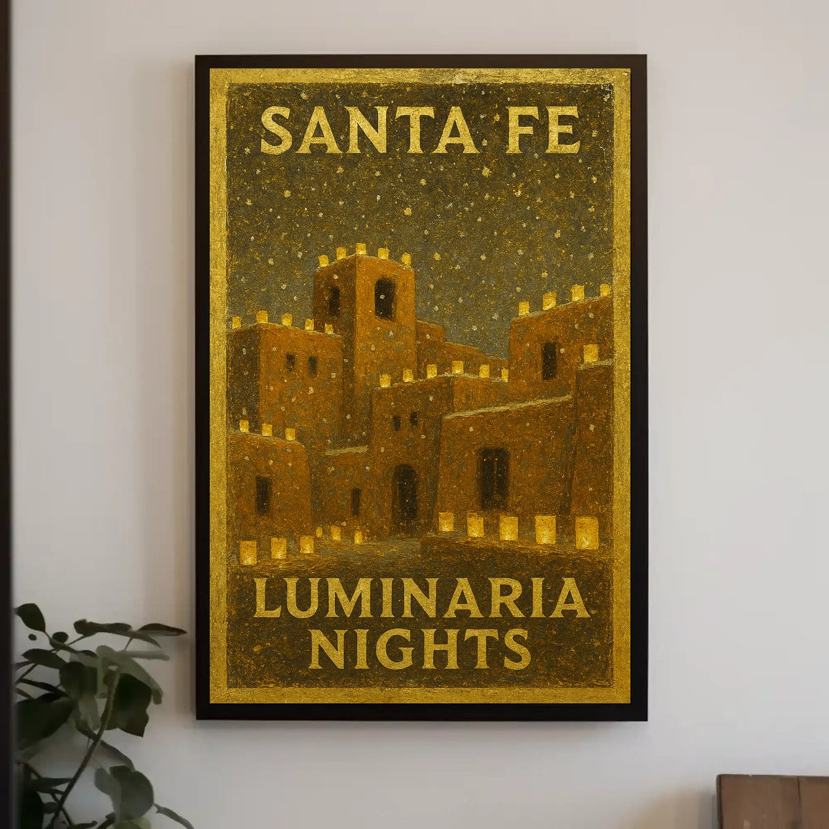 Santa Fe Luminaria Nights Poster
