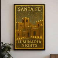 Santa Fe Luminaria Nights Poster