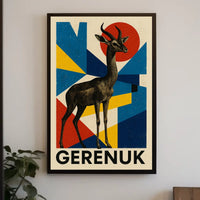 Gerenuk Art Poster