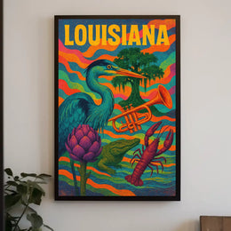 Louisiana Vibrance Poster