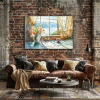 Morning Serenity by the Window Poster