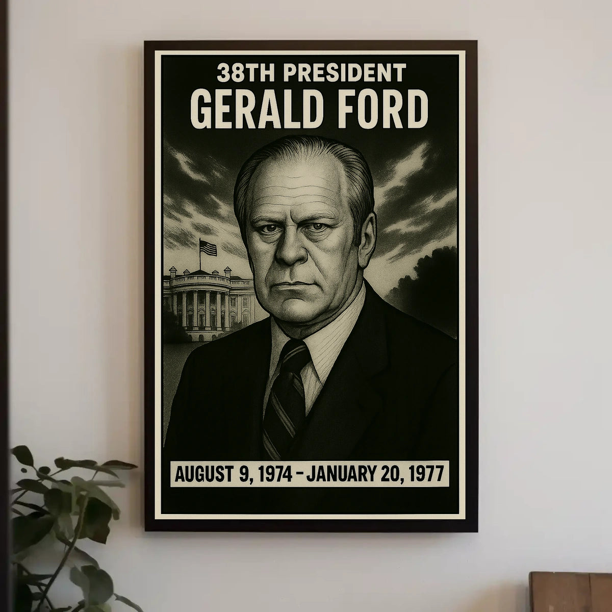 Gerald Ford 38Th President Poster