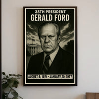 Gerald Ford 38Th President Poster