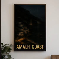 Amalfi Coast Poster Wall Art For Seaside Decor Collection