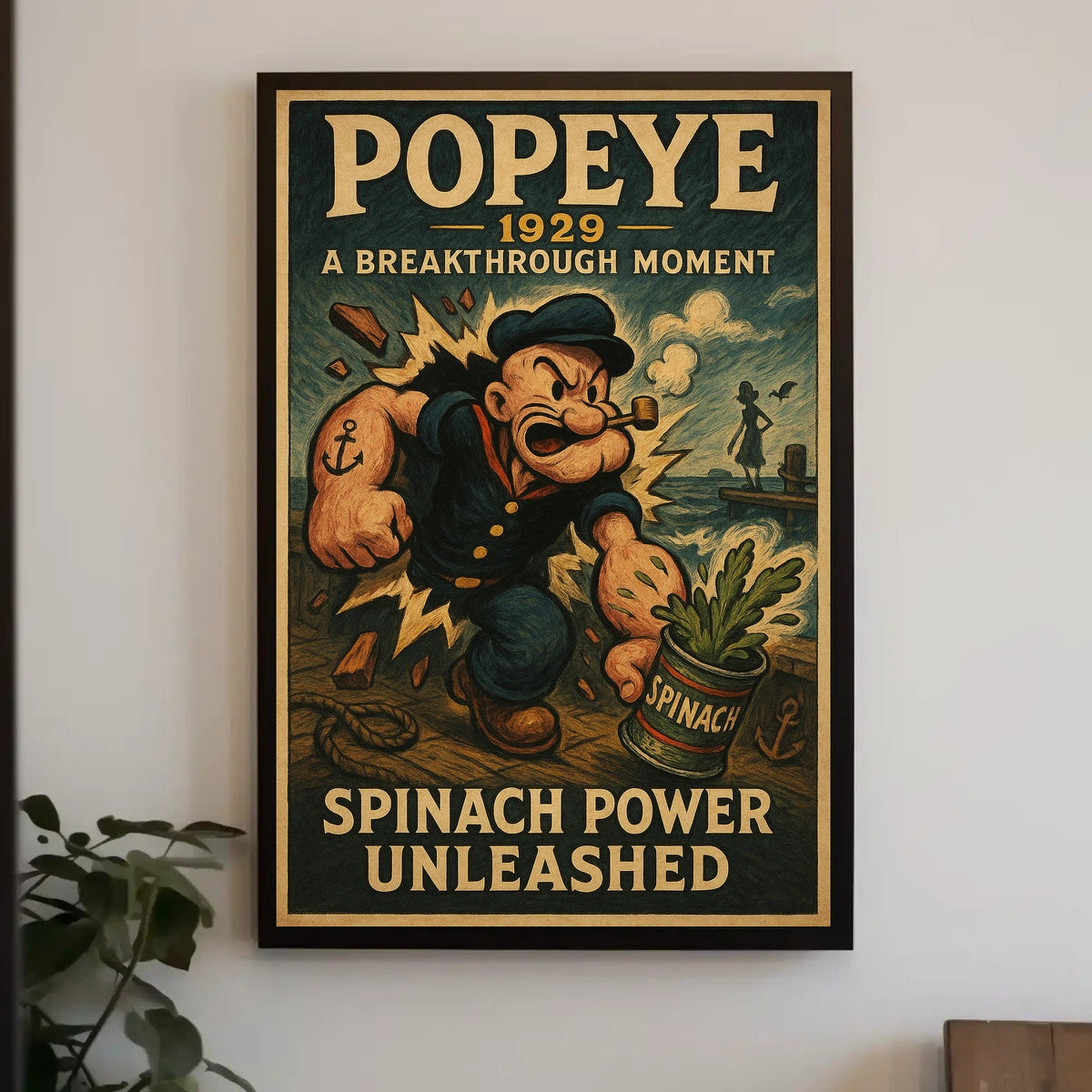 Popeye 1929 Art Poster POP-156