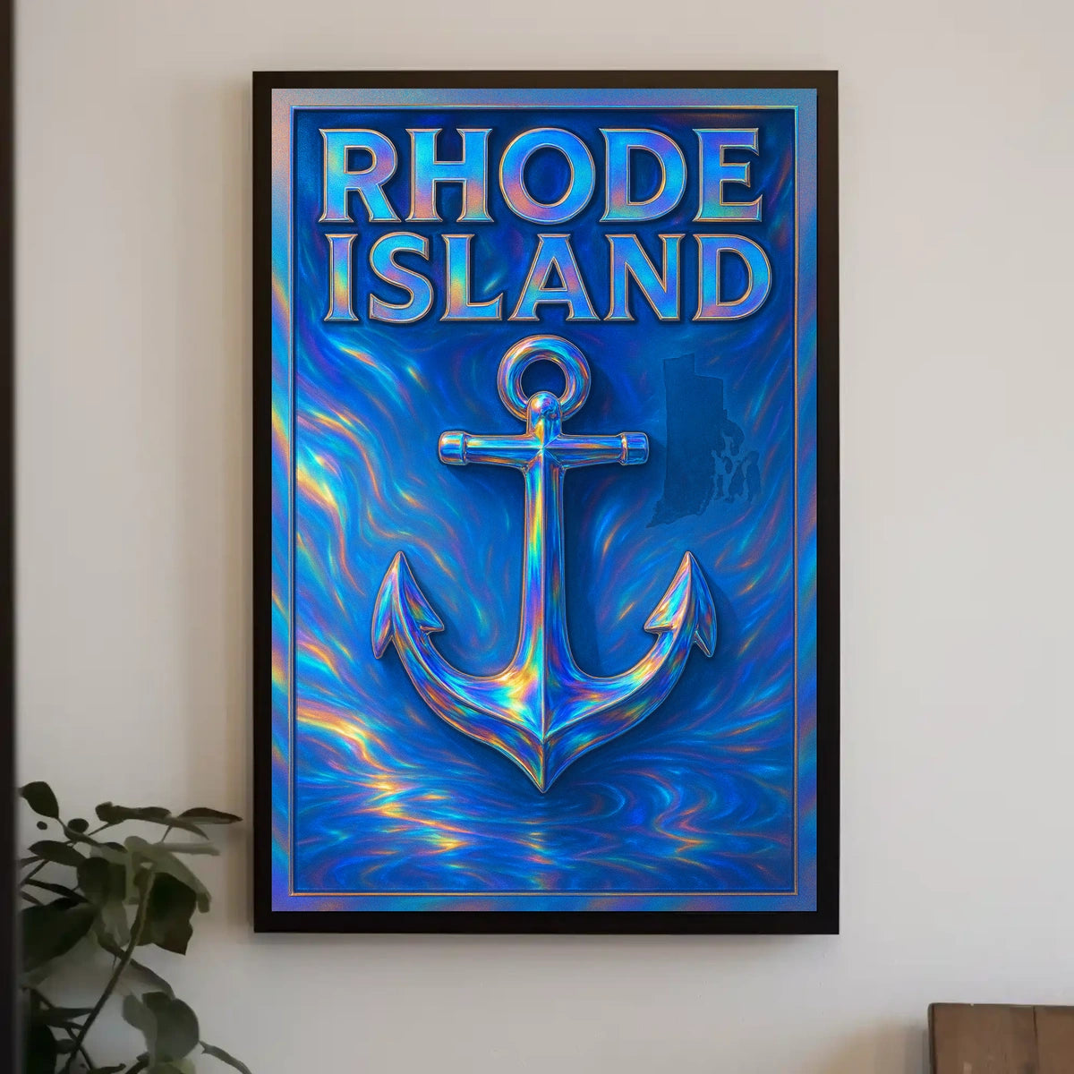 Rhode Island Nautical Poster