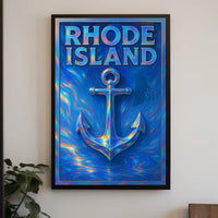 Rhode Island Nautical Poster
