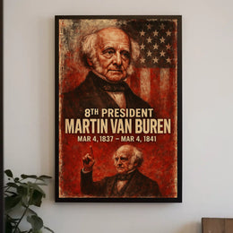 Martin Van Buren 8th President Poster