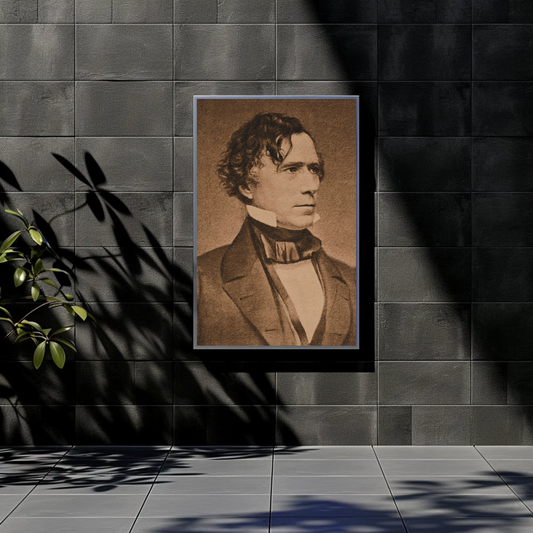 Franklin Pierce 14th President Sepia Photo