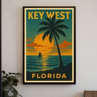 Key West Sunset Poster