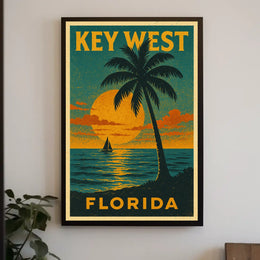 Key West Sunset Poster