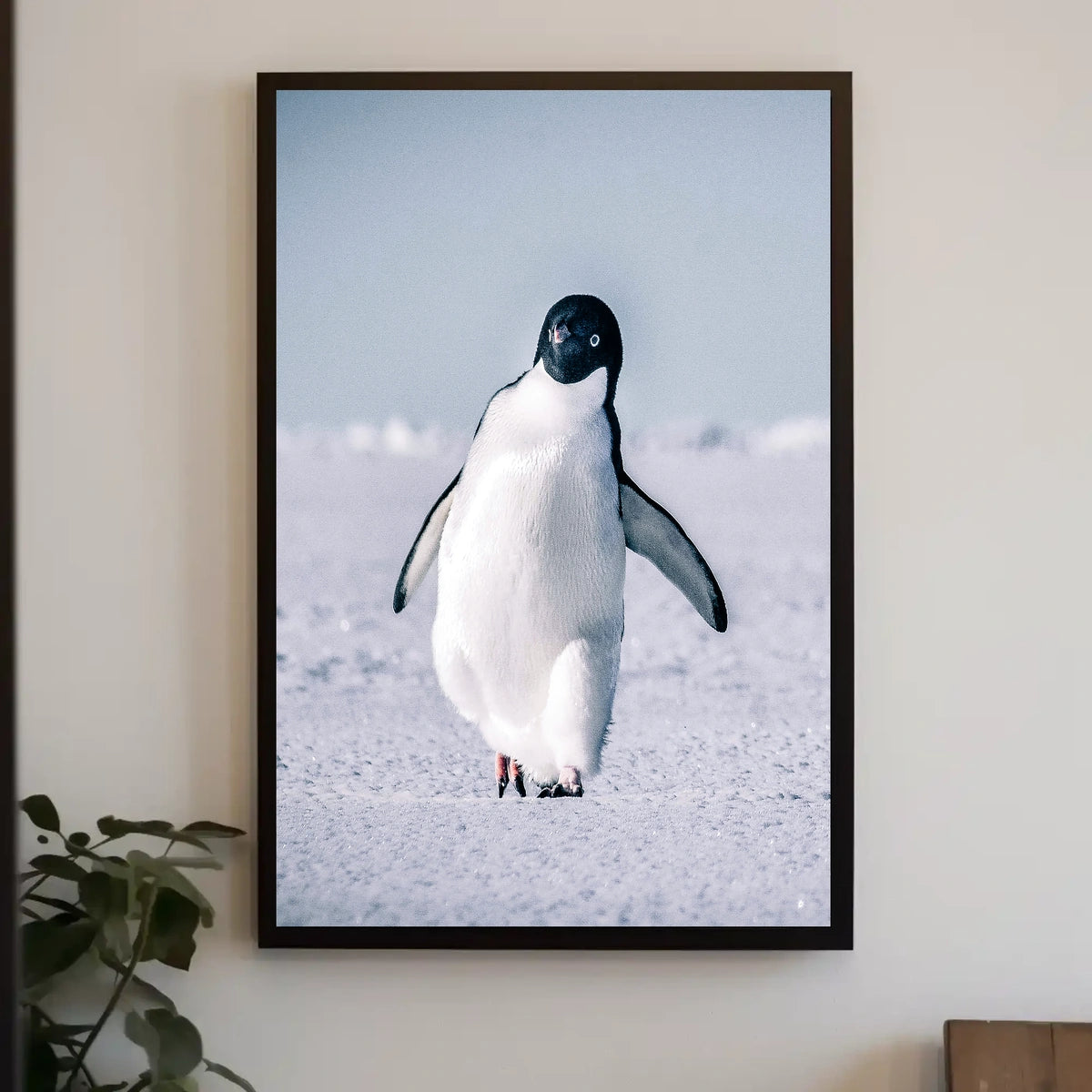 Penguin On Ice Poster