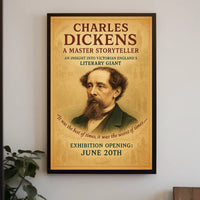 Charles Dickens A Master Storyteller Poster